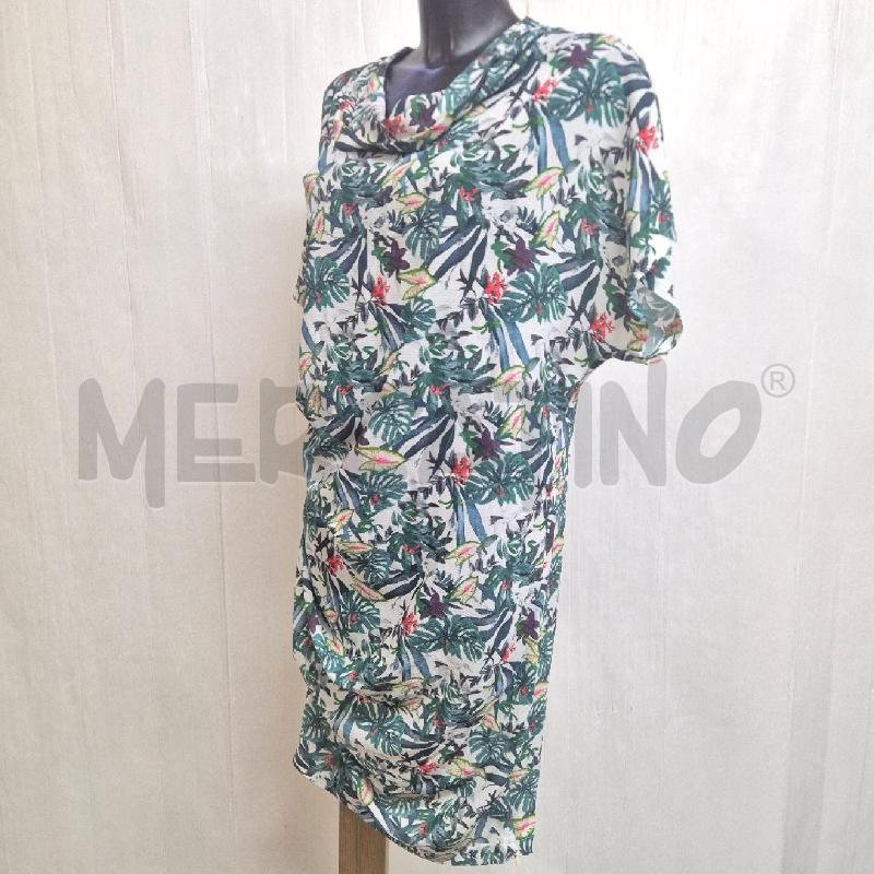 ABITO DONNA MASSIMO REBECCHI BIANCO FOGLIE  | Mercatino dell'Usato Cervia 3