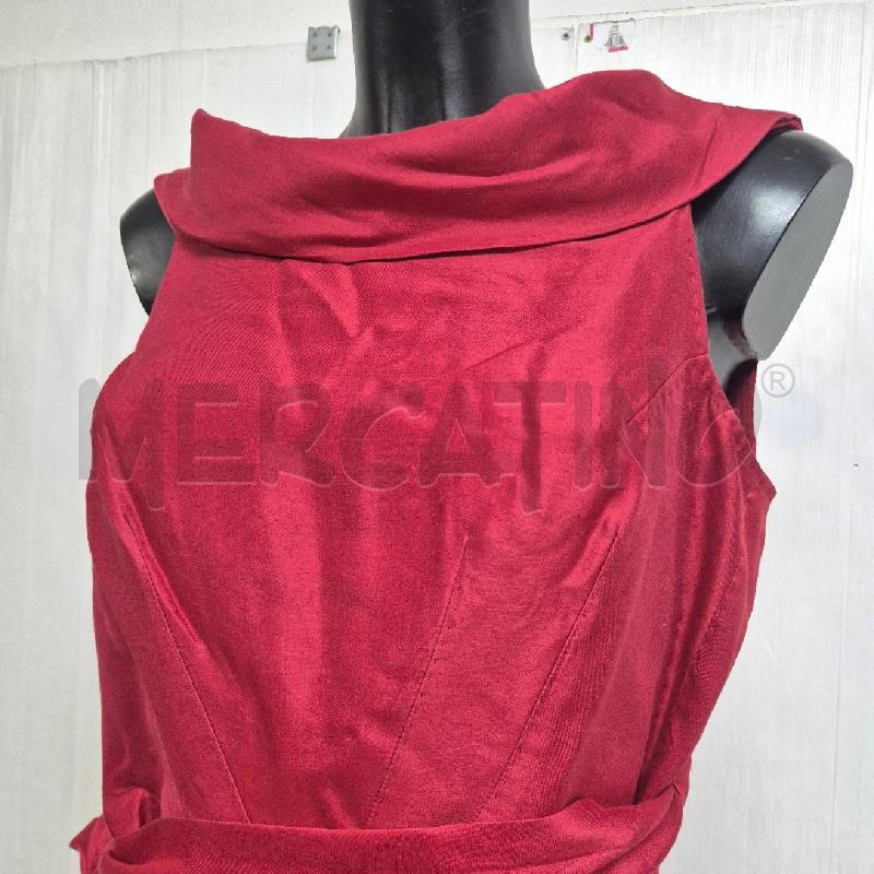 ABITO DONNA MAXMARA BORDEAUX SETA/COTONE | Mercatino dell'Usato Cervia 2