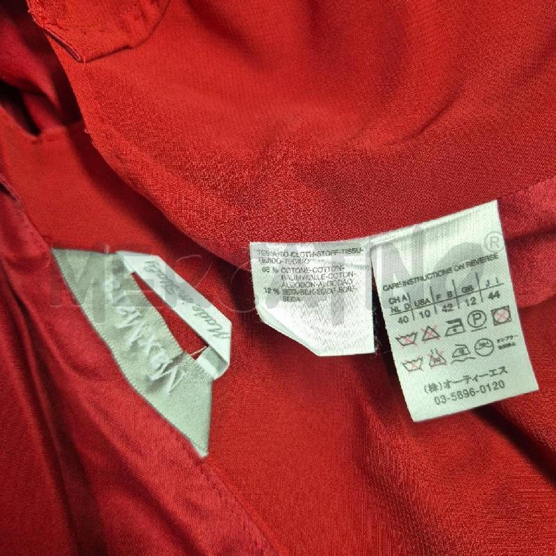 ABITO DONNA MAXMARA BORDEAUX SETA/COTONE | Mercatino dell'Usato Cervia 5