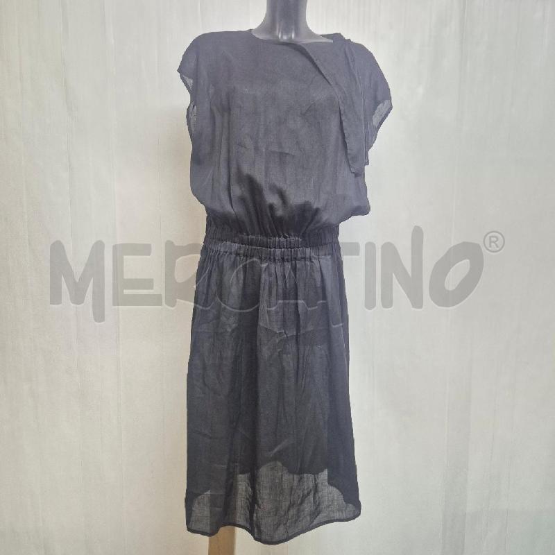 ABITO DONNA MAXMARA NERO PURO LINO 5 BOTTONI LATERALI | Mercatino dell'Usato Cervia 1