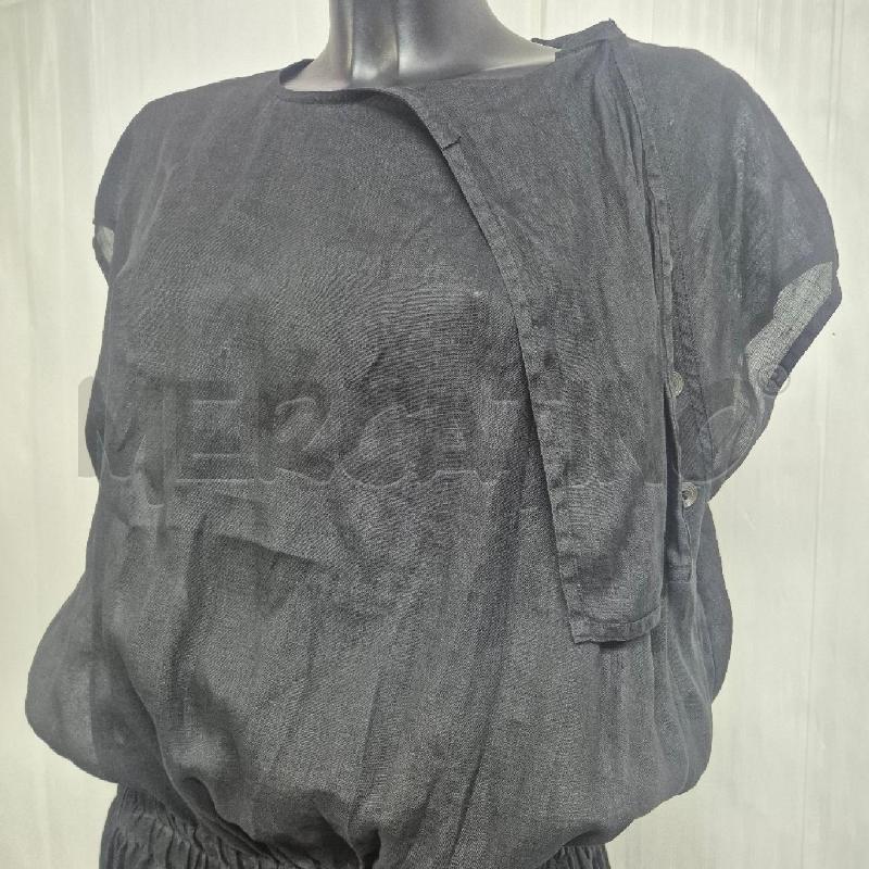 ABITO DONNA MAXMARA NERO PURO LINO 5 BOTTONI LATERALI | Mercatino dell'Usato Cervia 2
