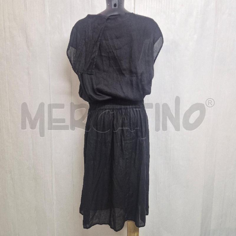 ABITO DONNA MAXMARA NERO PURO LINO 5 BOTTONI LATERALI | Mercatino dell'Usato Cervia 4