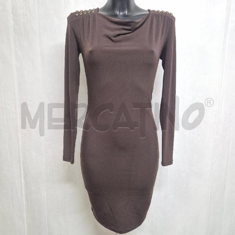 ABITO DONNA MICHAEL KORS MARRONE SPALLINE BORCHIE | Mercatino dell'Usato Cervia 1