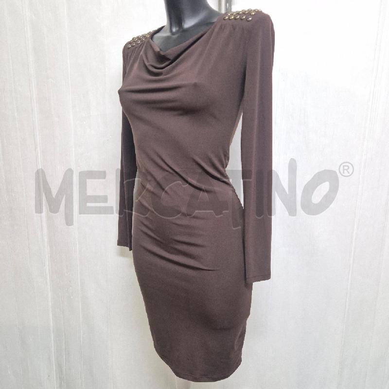 ABITO DONNA MICHAEL KORS MARRONE SPALLINE BORCHIE | Mercatino dell'Usato Cervia 4