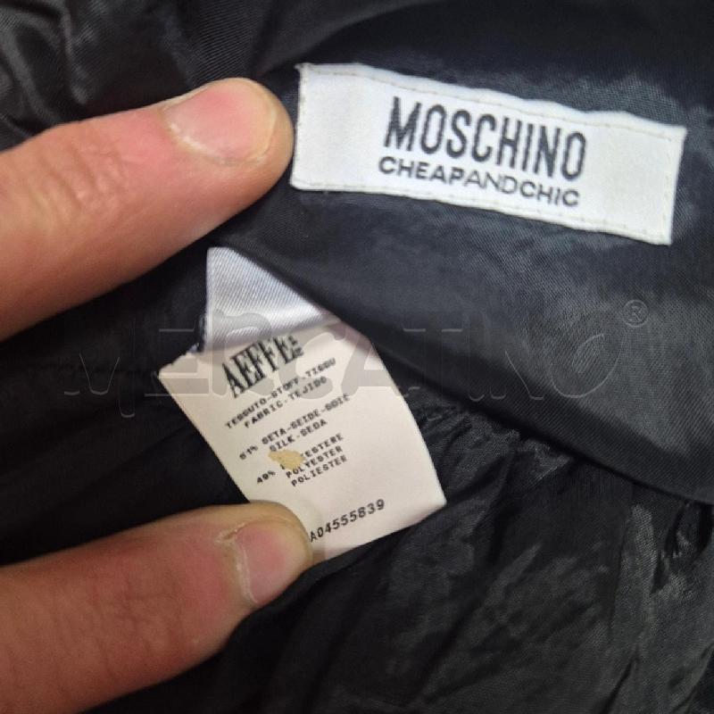ABITO DONNA MOSCHINO NERO ROUGE DAVANTI | Mercatino dell'Usato Cervia 5