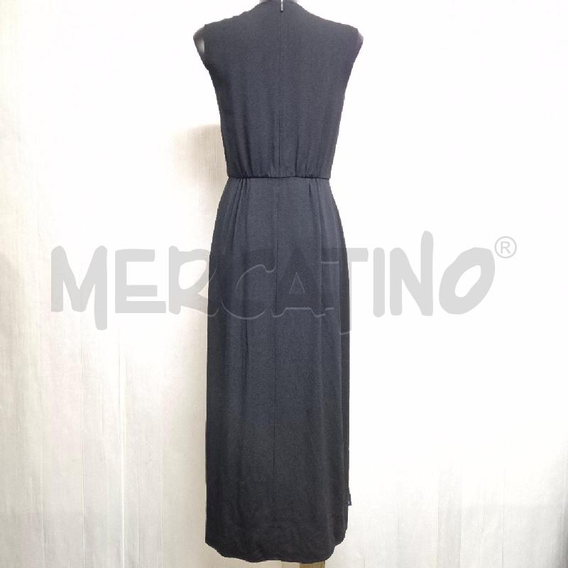 ABITO DONNA MSGM NERO PLISSET FLOREALE | Mercatino dell'Usato Cervia 4