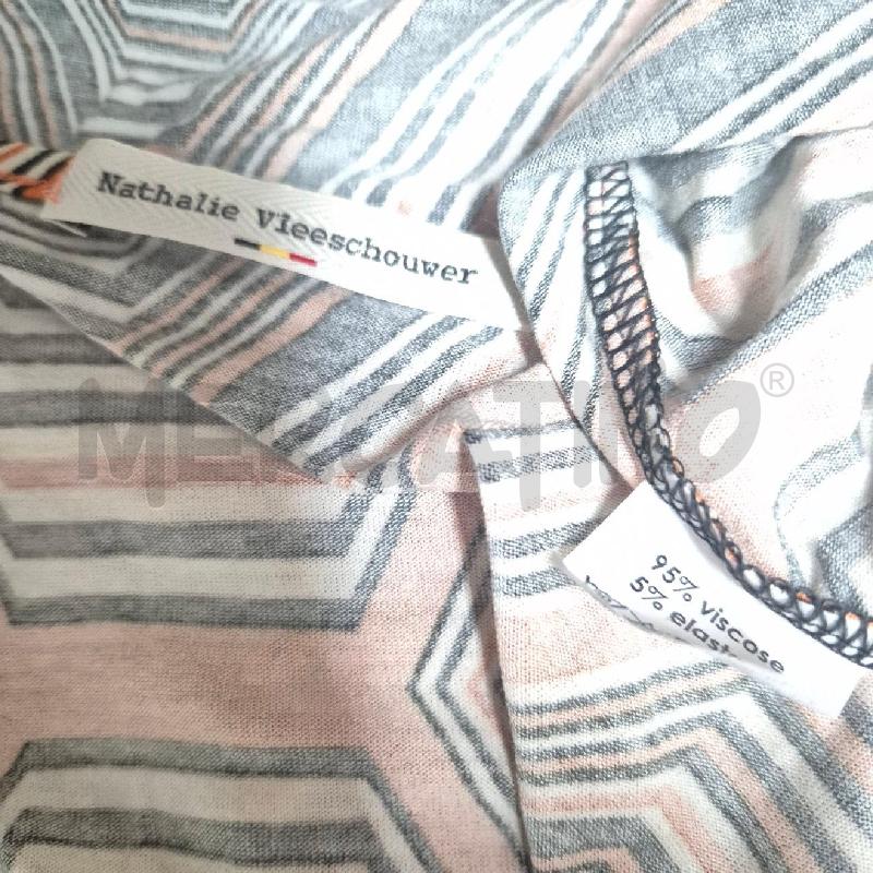 ABITO DONNA NATHALIE VLEESHOUWER ARANCIONE MARRONE FANTASIA ANNI 70 | Mercatino dell'Usato Cervia 5