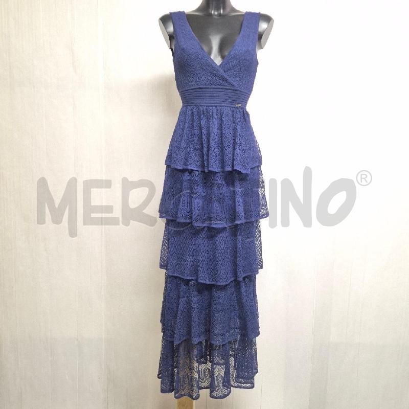 ABITO DONNA NENETTE MILANO BLU LUREX A BALZE | Mercatino dell'Usato Cervia 1