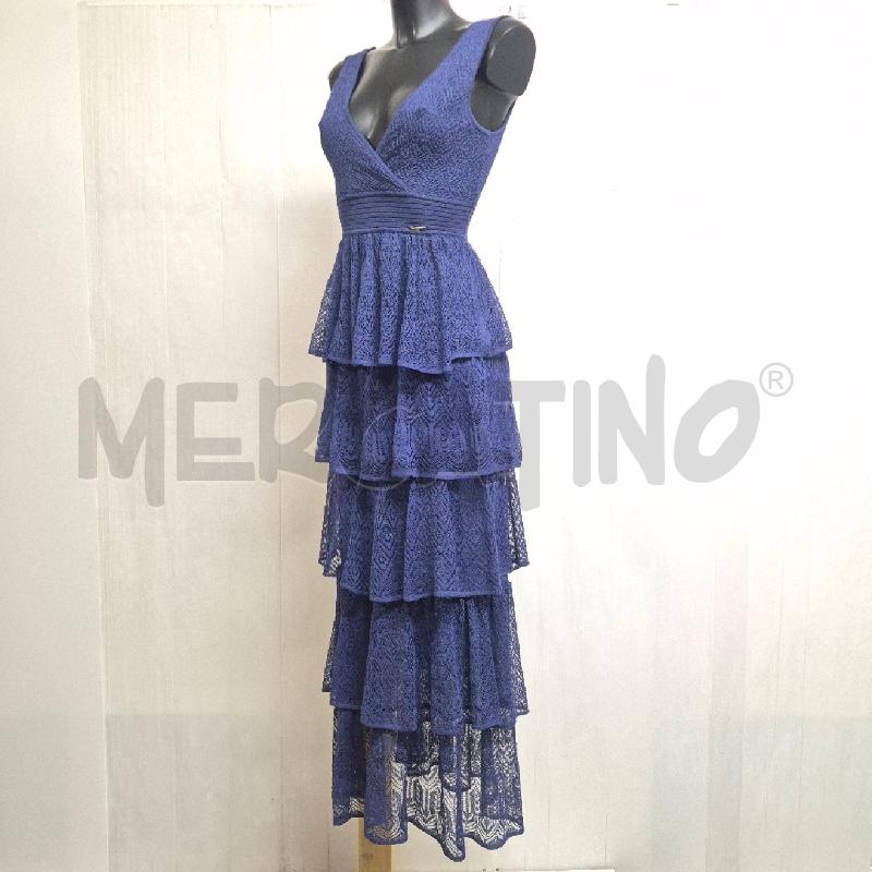 ABITO DONNA NENETTE MILANO BLU LUREX A BALZE | Mercatino dell'Usato Cervia 3
