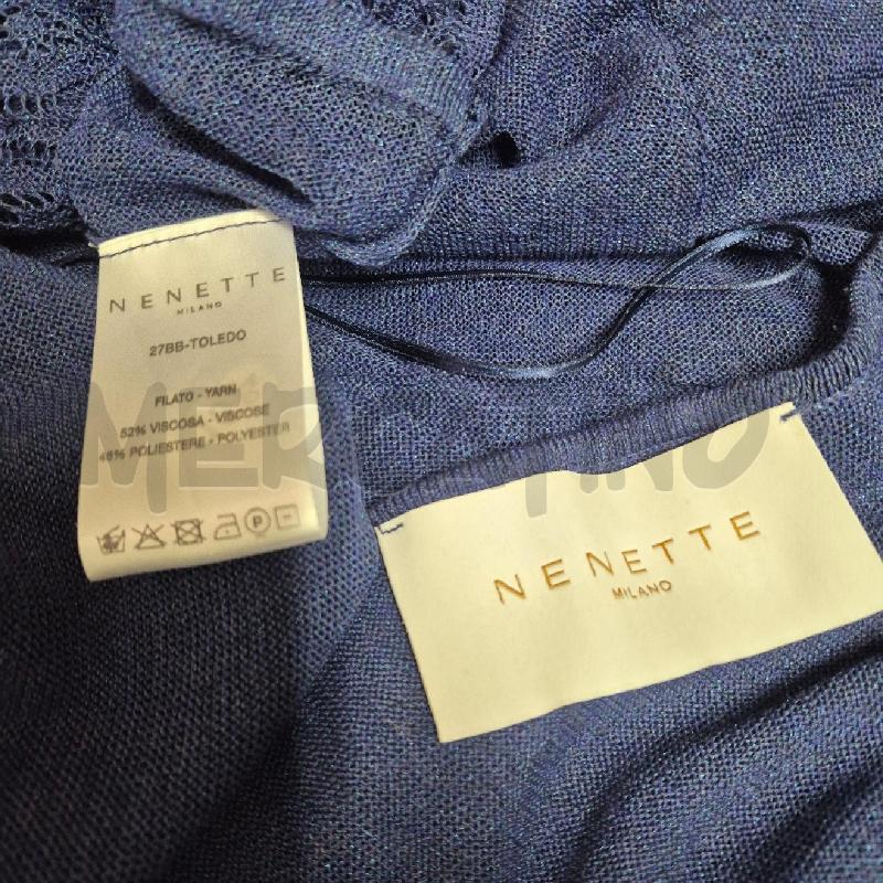 ABITO DONNA NENETTE MILANO BLU LUREX A BALZE | Mercatino dell'Usato Cervia 5