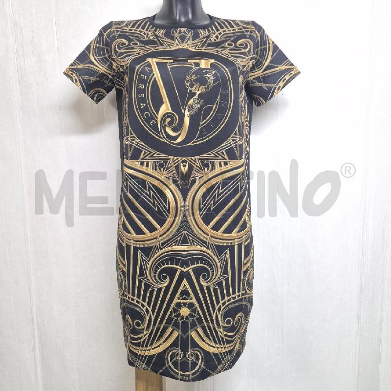 ABITO DONNA NERO/DORATO VERSACE JEANS  | Mercatino dell'Usato Cervia 1