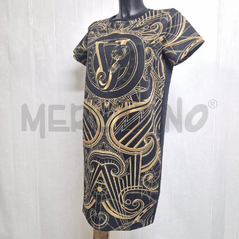 ABITO DONNA NERO/DORATO VERSACE JEANS  | Mercatino dell'Usato Cervia 3