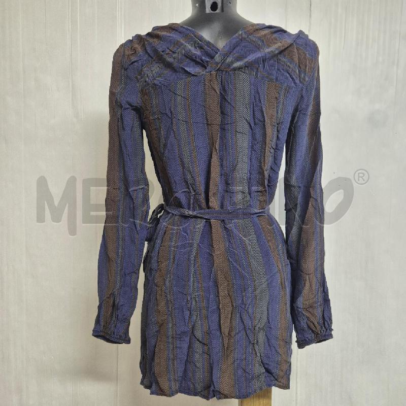 ABITO DONNA NORTHLAND VIOLA GRIGIO MARRONE SPINATO SETA | Mercatino dell'Usato Cervia 3