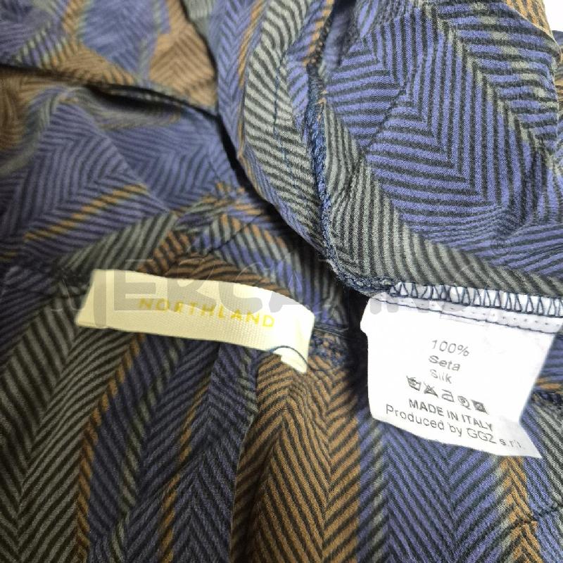 ABITO DONNA NORTHLAND VIOLA GRIGIO MARRONE SPINATO SETA | Mercatino dell'Usato Cervia 5