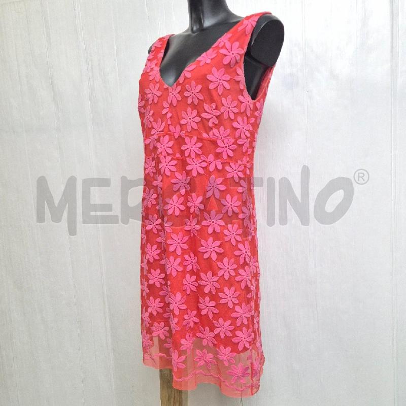 ABITO DONNA PATRIZIA PEPE ARANCIONE ROSA FIORI | Mercatino dell'Usato Cervia 4