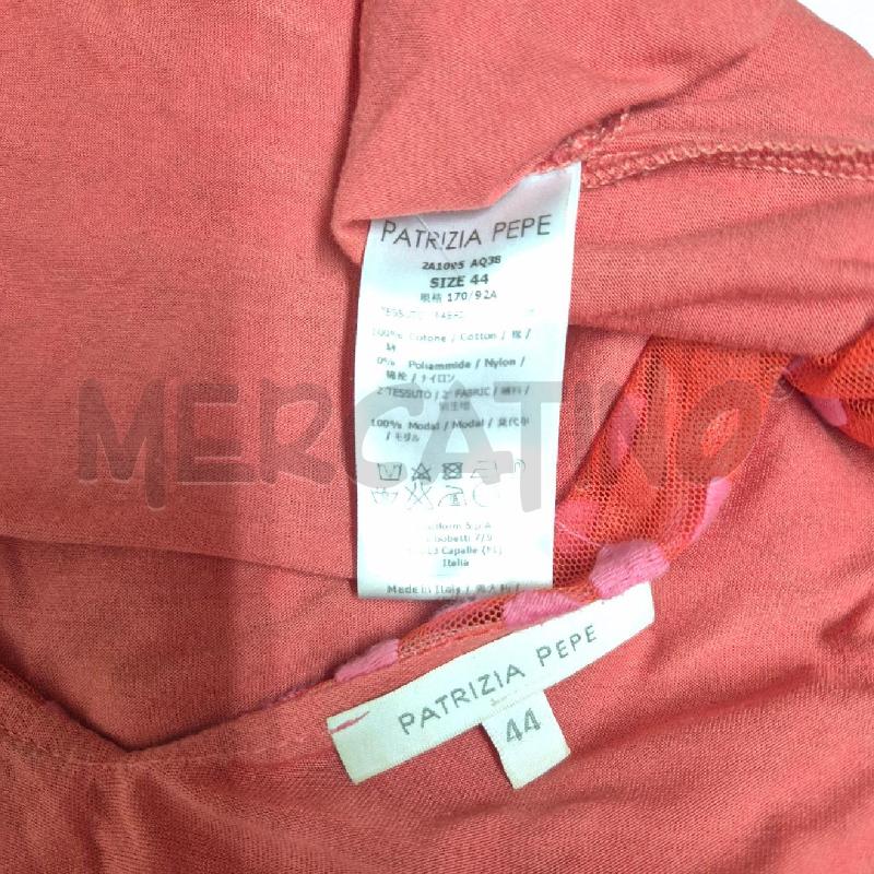 ABITO DONNA PATRIZIA PEPE ARANCIONE ROSA FIORI | Mercatino dell'Usato Cervia 5