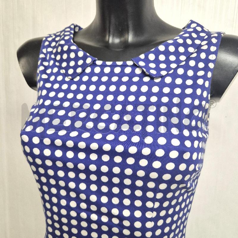 ABITO DONNA PESERICO BLU POIS BIANCHI | Mercatino dell'Usato Cervia 2