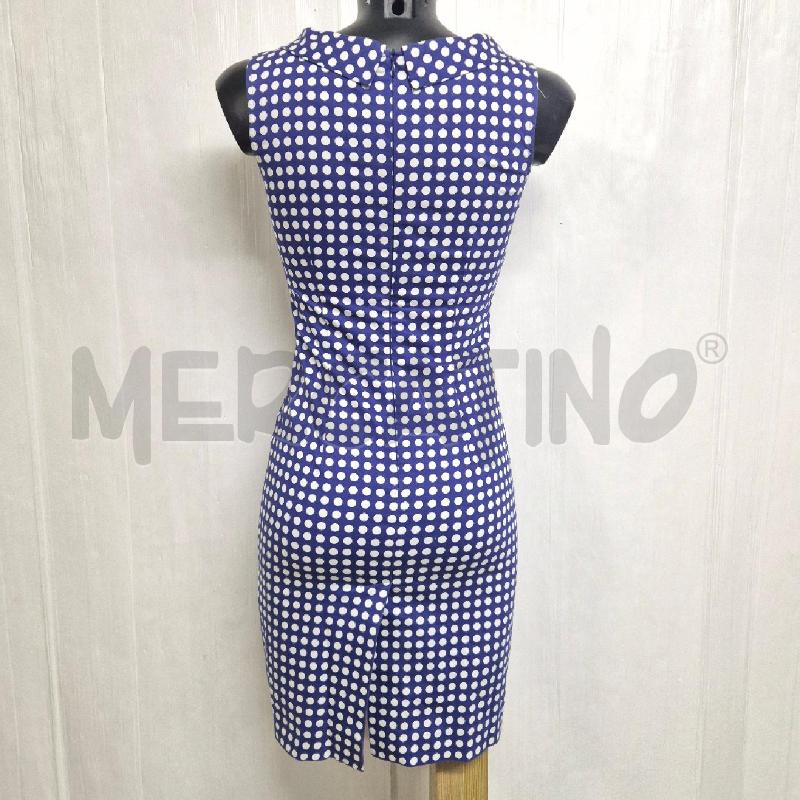 ABITO DONNA PESERICO BLU POIS BIANCHI | Mercatino dell'Usato Cervia 4