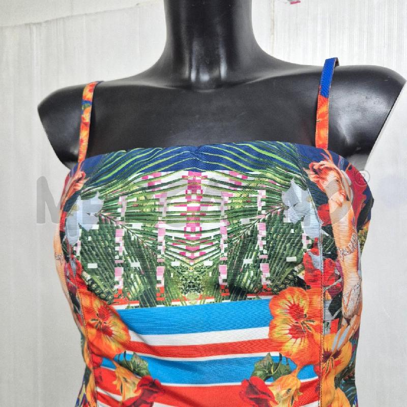 ABITO DONNA PINKO FLORELALE CON DONNE + SCIALLE MONOSPALLA | Mercatino dell'Usato Cervia 2