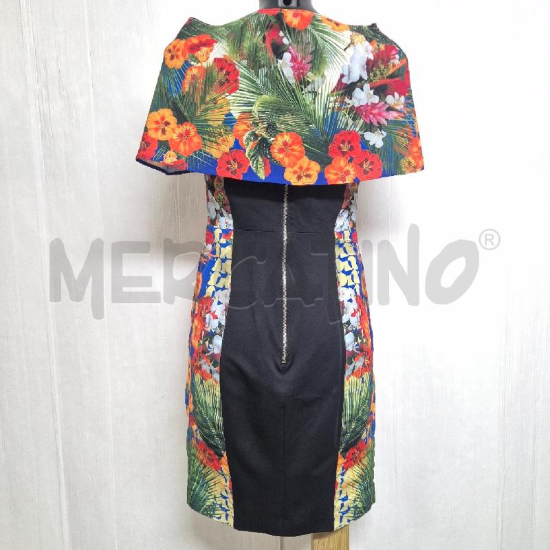 ABITO DONNA PINKO FLORELALE CON DONNE + SCIALLE MONOSPALLA | Mercatino dell'Usato Cervia 4