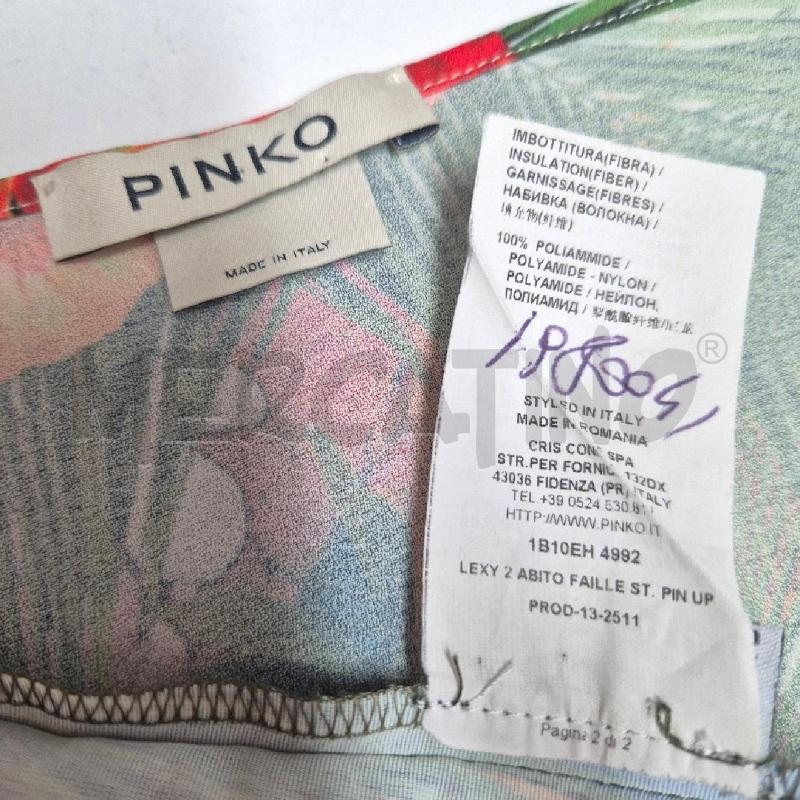 ABITO DONNA PINKO FLORELALE CON DONNE + SCIALLE MONOSPALLA | Mercatino dell'Usato Cervia 5