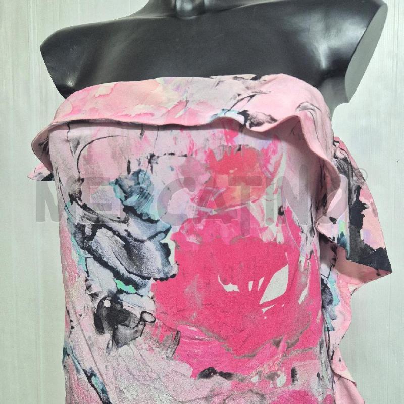 ABITO DONNA PINKO TUBINO ROSA FIORI SETA | Mercatino dell'Usato Cervia 2