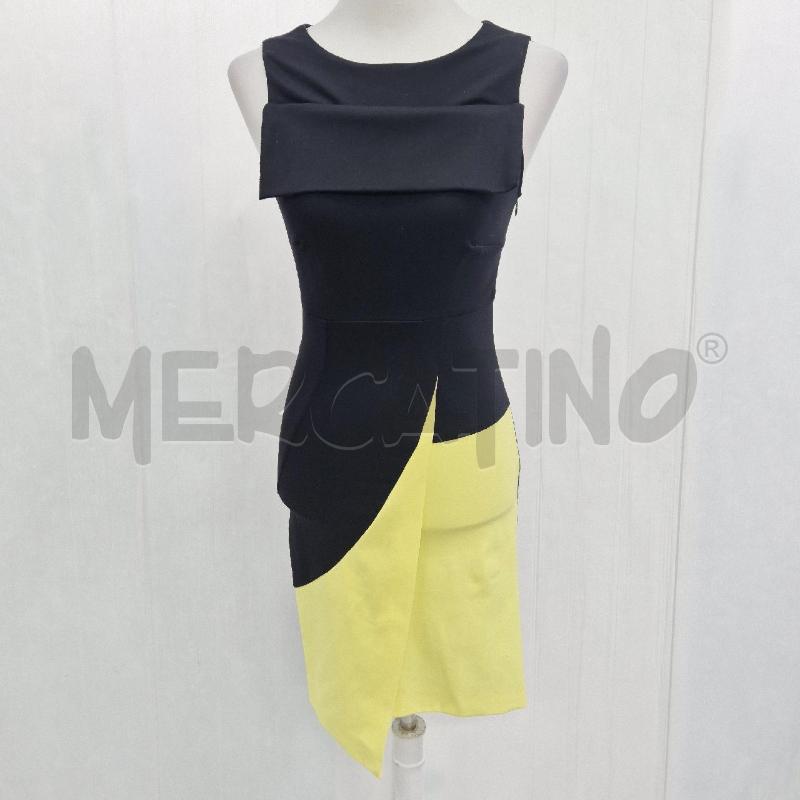 ABITO DONNA RAPSODIA IN NERO NERO GIALLO  | Mercatino dell'Usato Cervia 1