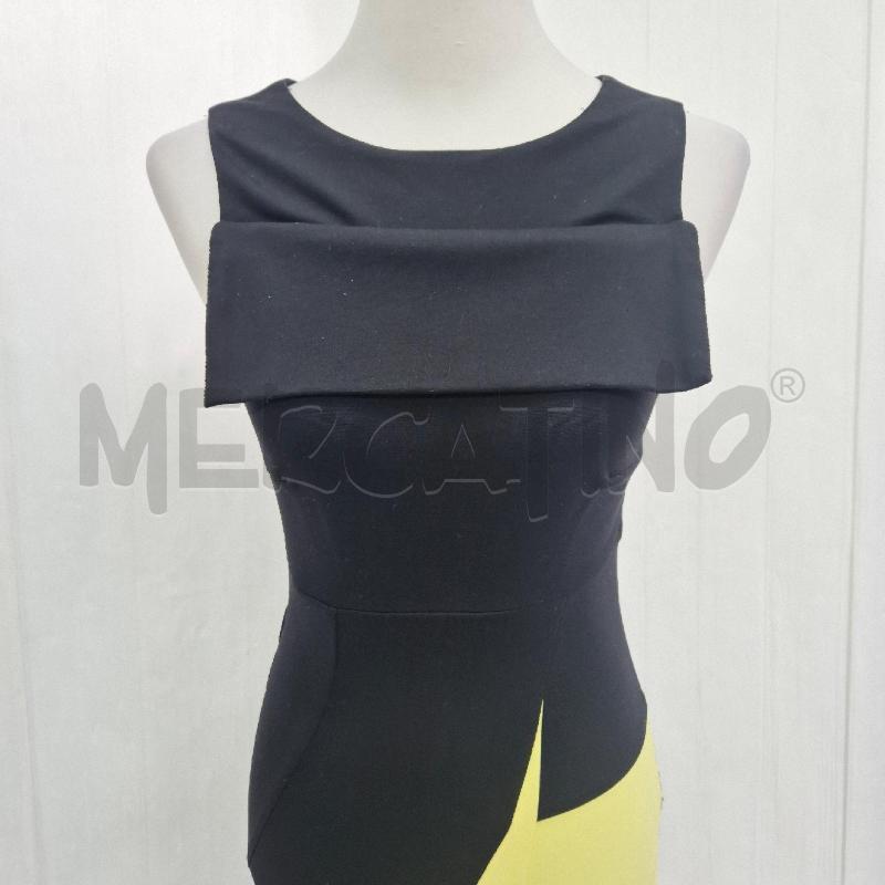 ABITO DONNA RAPSODIA IN NERO NERO GIALLO  | Mercatino dell'Usato Cervia 2