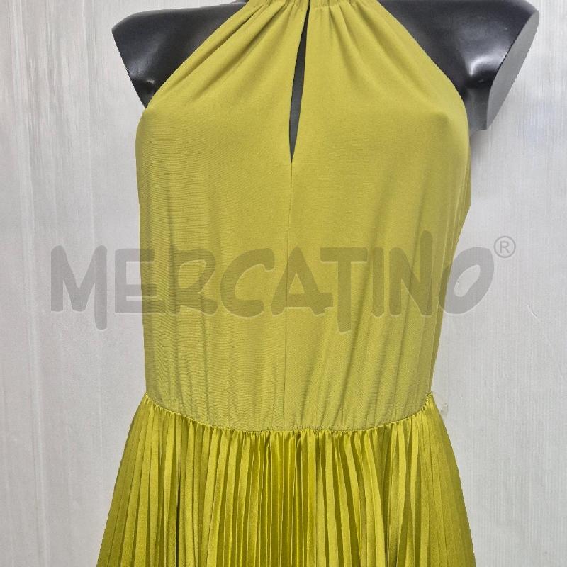 ABITO DONNA RINASCIMENTO VERDE PISTACCHIO PLISSET | Mercatino dell'Usato Cervia 2
