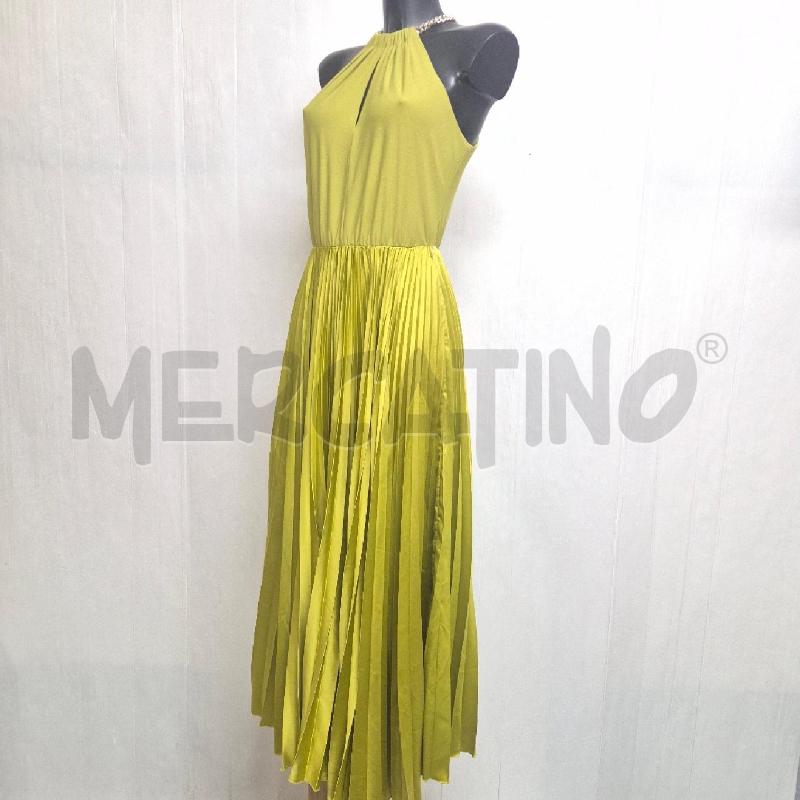 ABITO DONNA RINASCIMENTO VERDE PISTACCHIO PLISSET | Mercatino dell'Usato Cervia 3