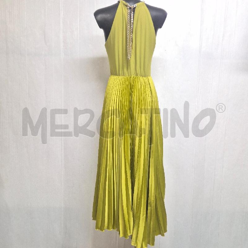 ABITO DONNA RINASCIMENTO VERDE PISTACCHIO PLISSET | Mercatino dell'Usato Cervia 4