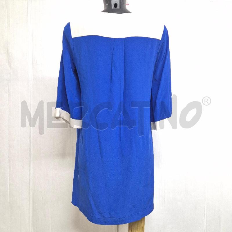 ABITO DONNA SEMICOUTURE 01 BLU ELETTRICO SETA | Mercatino dell'Usato Cervia 4