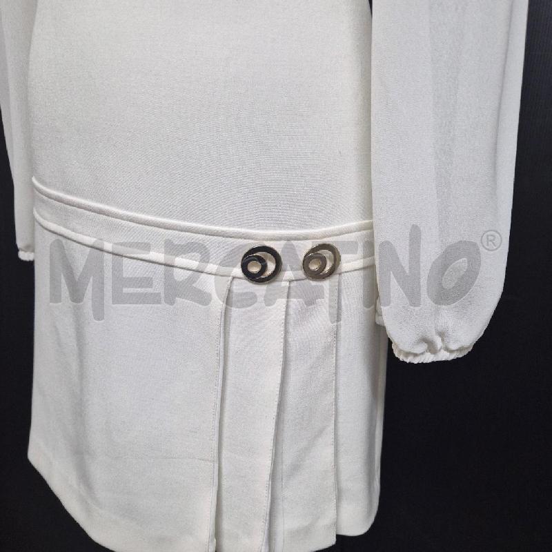ABITO DONNA SONIA FORTUNA BIANCO MANICHE VOILE | Mercatino dell'Usato Cervia 2