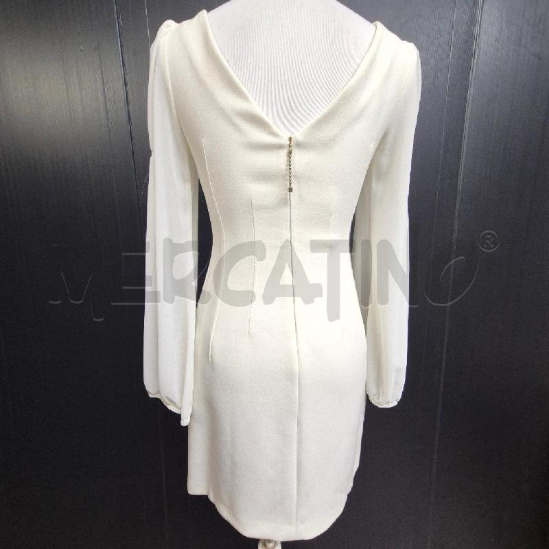 ABITO DONNA SONIA FORTUNA BIANCO MANICHE VOILE | Mercatino dell'Usato Cervia 3