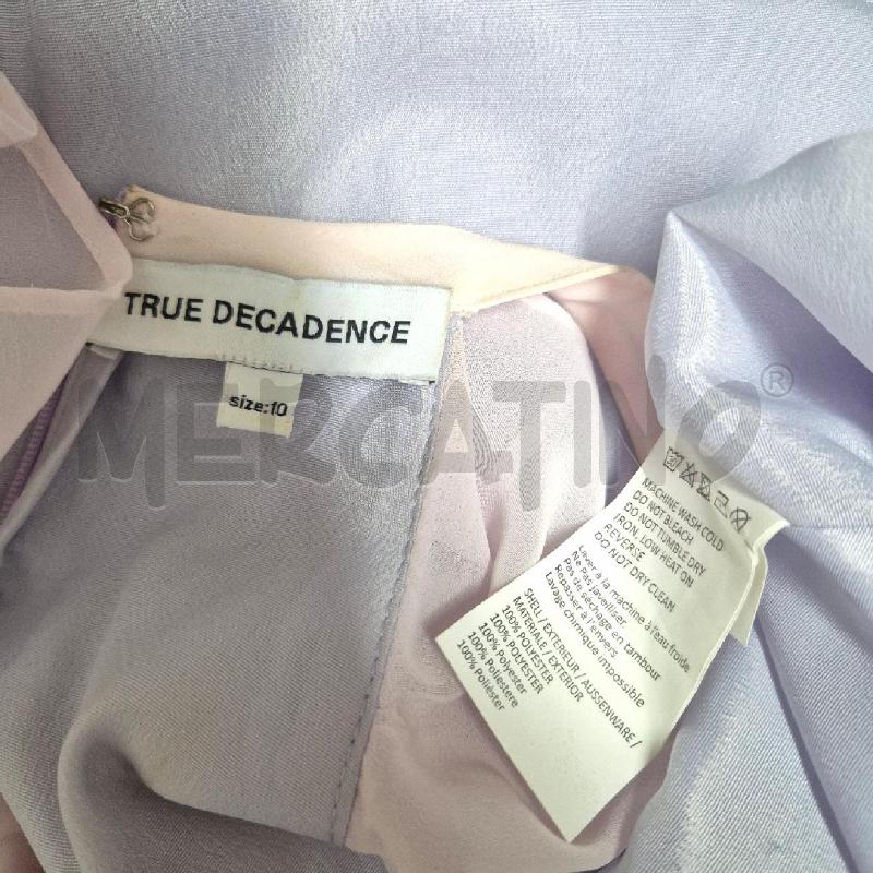 ABITO DONNA TRUE DECADENCE LILLA ACQUAMARINA ROUGE | Mercatino dell'Usato Cervia 5