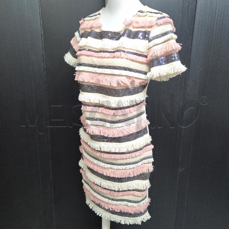 ABITO DONNA TWENTY EASY KAOS PANNA COLOR FRANGE PAILLETTES | Mercatino dell'Usato Cervia 4