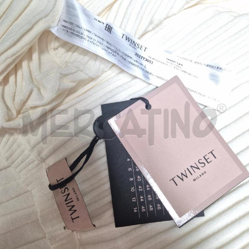 ABITO DONNA TWIN SET BIANCO NERO | Mercatino dell'Usato Cervia 5