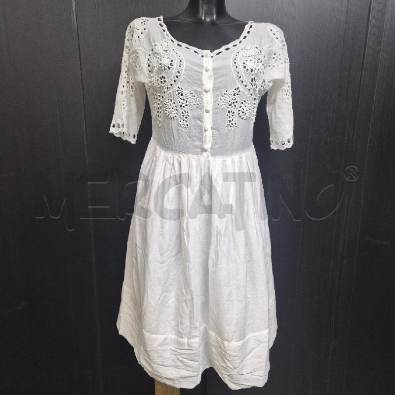 ABITO DONNA TWIN SET BIANCO PERLINE | Mercatino dell'Usato Cervia 1