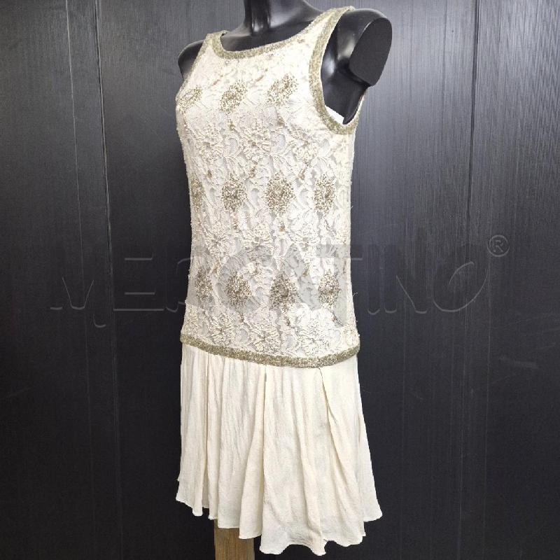 ABITO DONNA TWIN SET BURRO PIZZO E PERLINE  | Mercatino dell'Usato Cervia 3