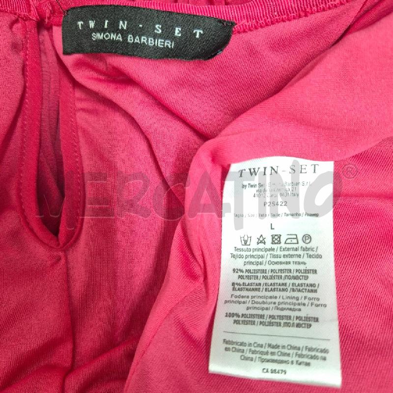 ABITO DONNA TWIN SET FUCSIA A BALZE  | Mercatino dell'Usato Cervia 5