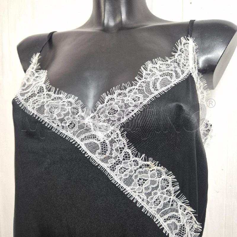 ABITO DONNA TWIN SET NERO PIZZO BIANCO MISTO SETA | Mercatino dell'Usato Cervia 2