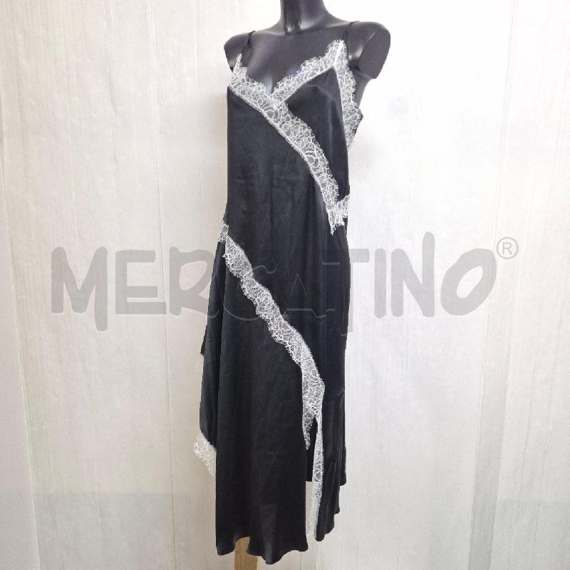 ABITO DONNA TWIN SET NERO PIZZO BIANCO MISTO SETA | Mercatino dell'Usato Cervia 3