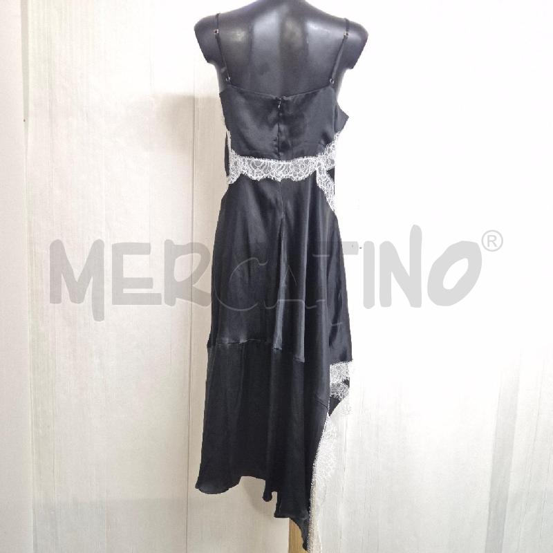 ABITO DONNA TWIN SET NERO PIZZO BIANCO MISTO SETA | Mercatino dell'Usato Cervia 4