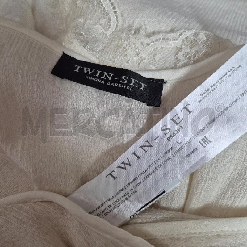 ABITO DONNA TWIN SET PANNA PAILETTE | Mercatino dell'Usato Cervia 5