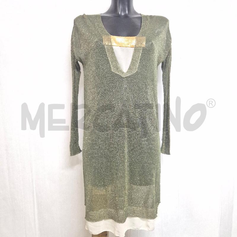 ABITO DONNA XETRA VERDE LKUREX FASCIA PAILLETTES  | Mercatino dell'Usato Cervia 1