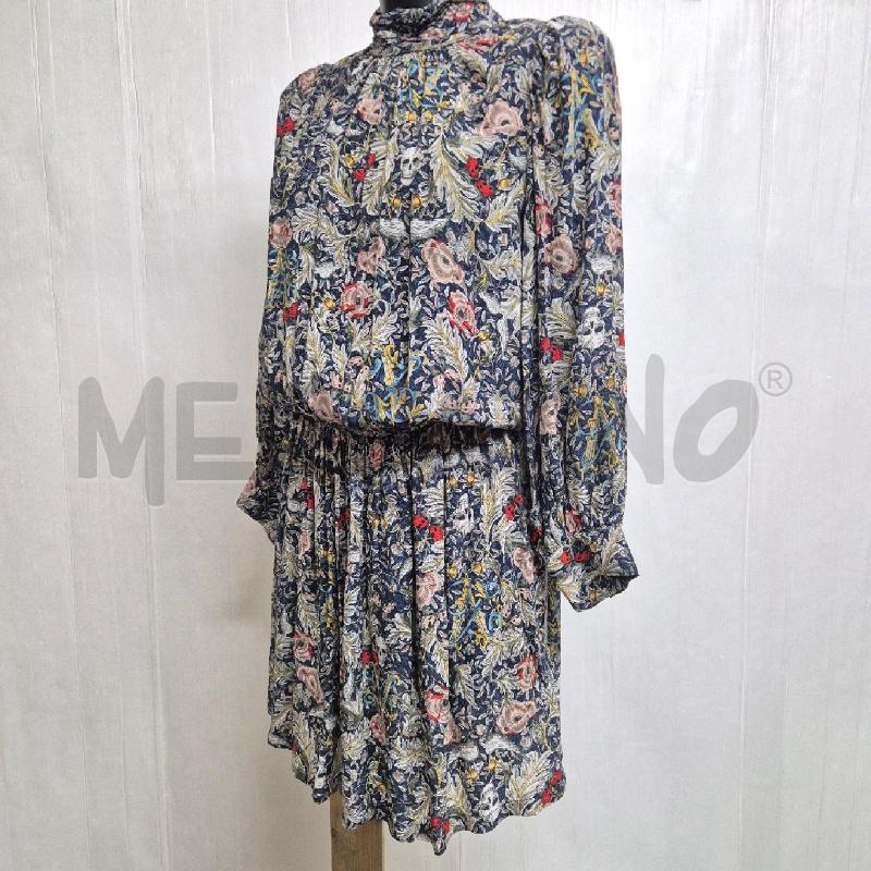 ABITO DONNA ZADIG&VOLTAIRE BLU FLOREALE FIORI E TESCHI | Mercatino dell'Usato Cervia 3