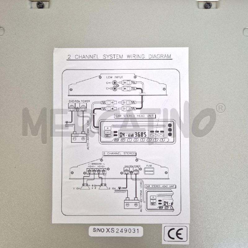 AMPLIFICATORE JENSEN KRS 240 480W | Mercatino dell'Usato Cervia 5