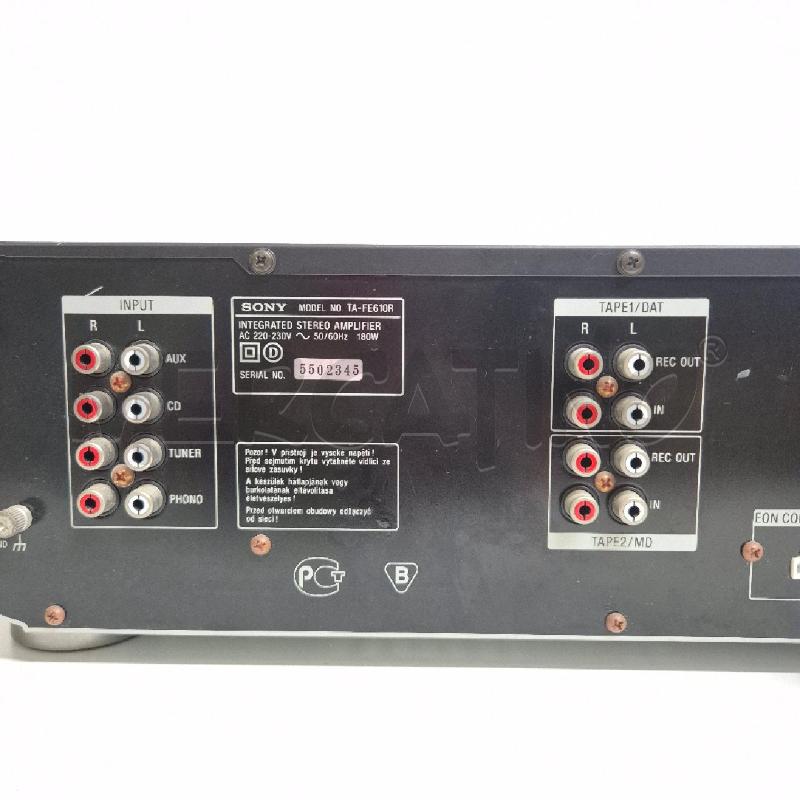 AMPLIFICATORE STEREO INTEGRATO SONY TA-FE610R | Mercatino dell'Usato Cervia 4