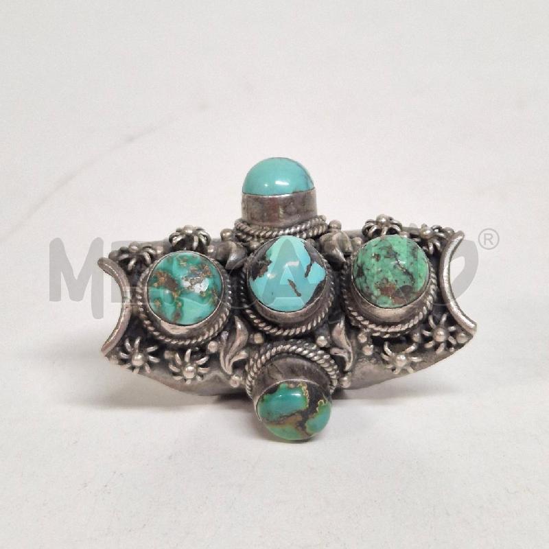 ANELLO DONNA 5 TURCHESI  | Mercatino dell'Usato Cervia 1