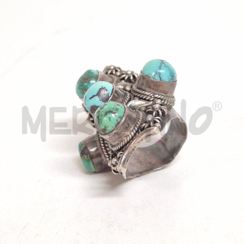 ANELLO DONNA 5 TURCHESI  | Mercatino dell'Usato Cervia 2